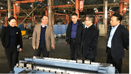 安徽省馬鞍山市博望區委副書(shū)記、區政府區長(cháng)馬永一行蒞臨我司參觀(guān)考察