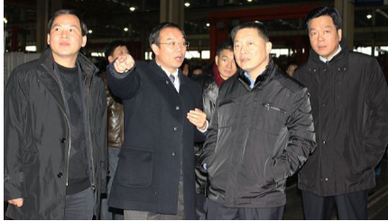 紹興市市長(cháng)錢(qián)建民領(lǐng)導一行蒞臨日發(fā)精機考察